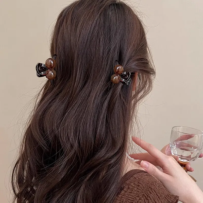 Danqin Acrylic Hair Clips Women's-4