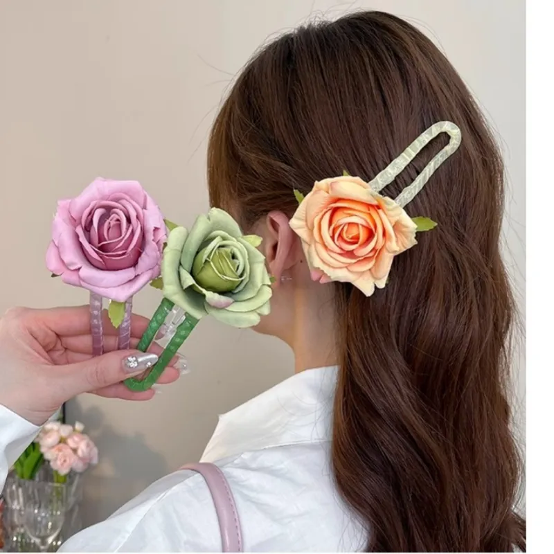 Danqin Acrylic Hair Clips Women's-14
