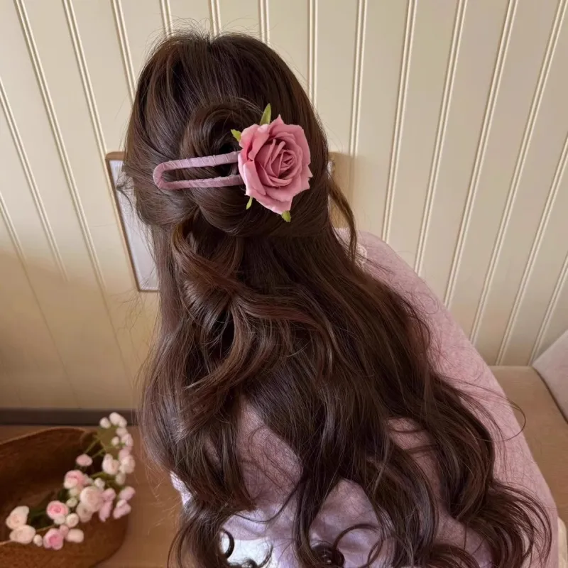 Danqin Resin Hair Clips Women's-2