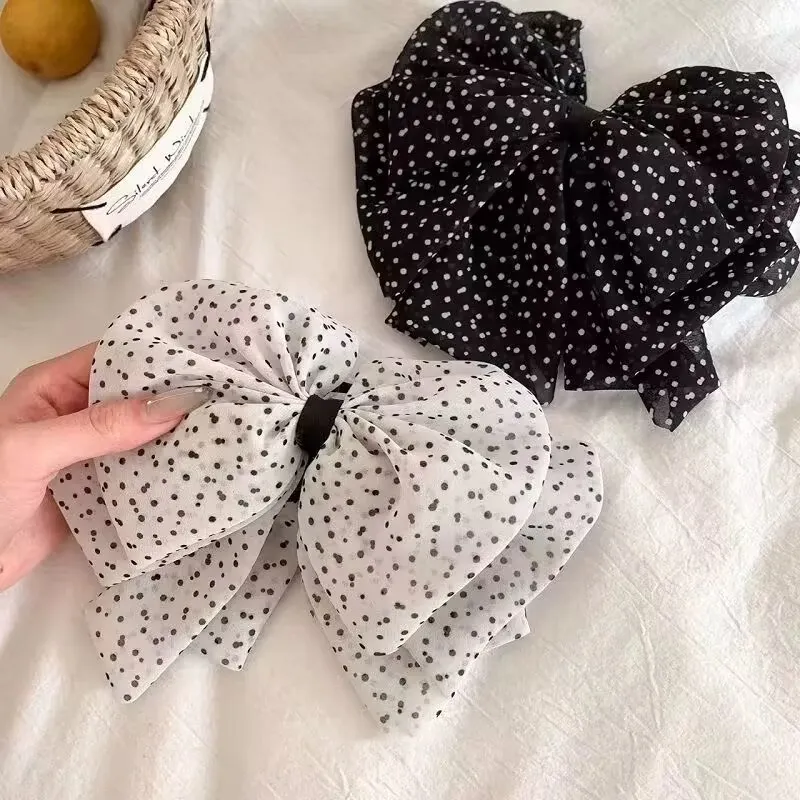 Danqin Chiffon Hair Clips Women's-7