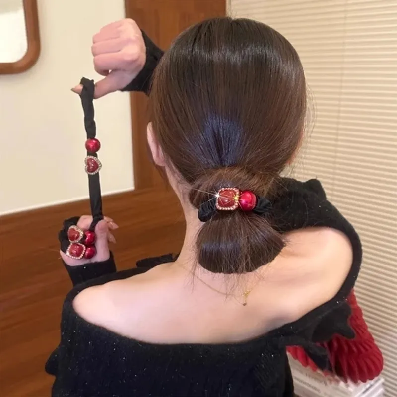 Danqin Hair Ties Women's-5