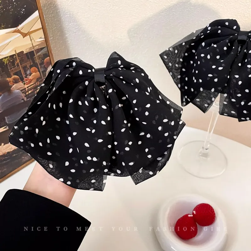 Danqin Chiffon Hair Clips Women's-3