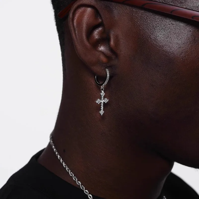 Danqin Alloy/Zircon Earrings Unisex-1