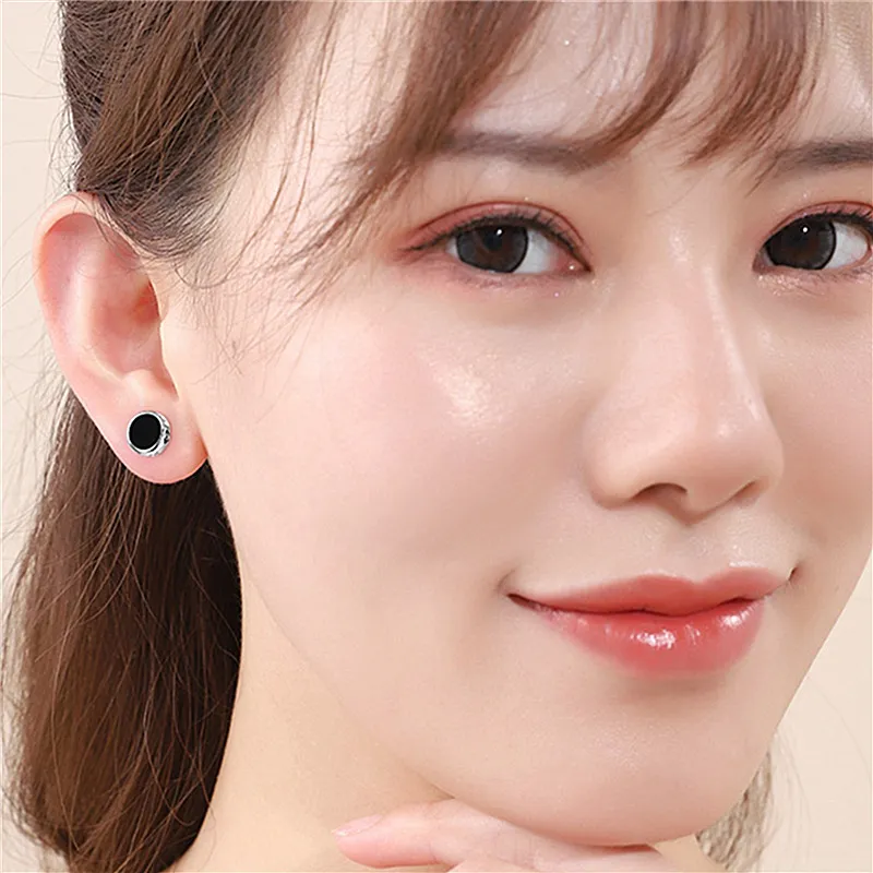 Danqin Alloy Stud Earrings Unisex-2