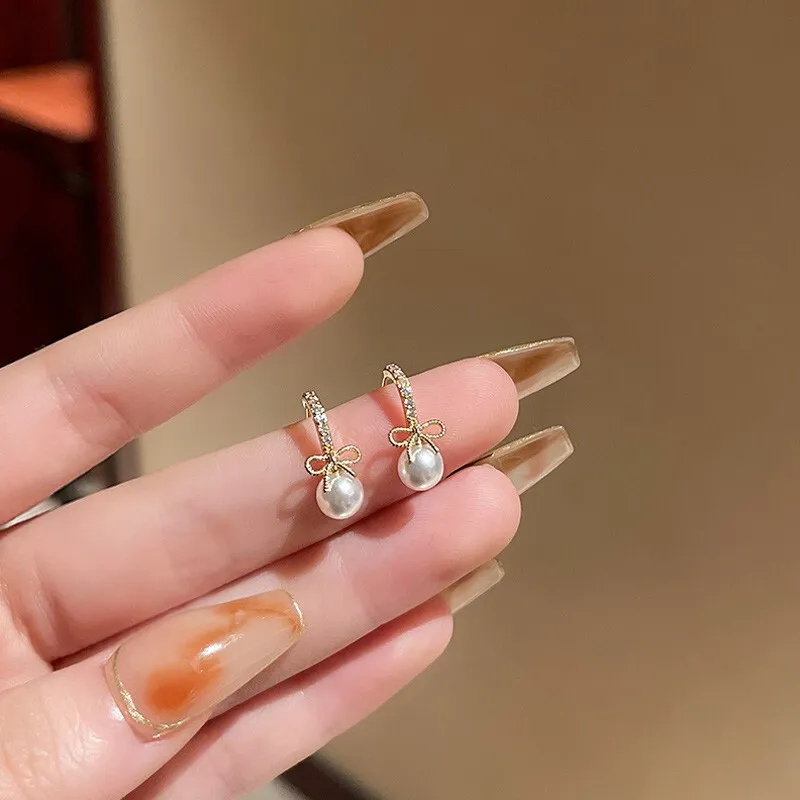 Danqin Alloy/Rhinestone Earrings Women's-2