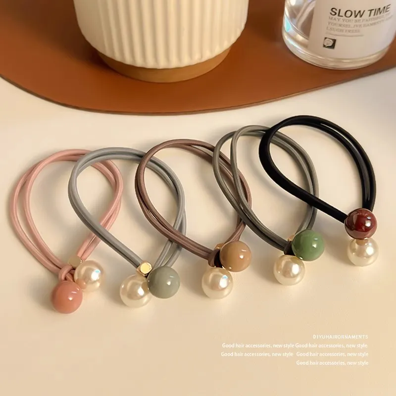 Danqin Acrylic Hair Tie Women's-5