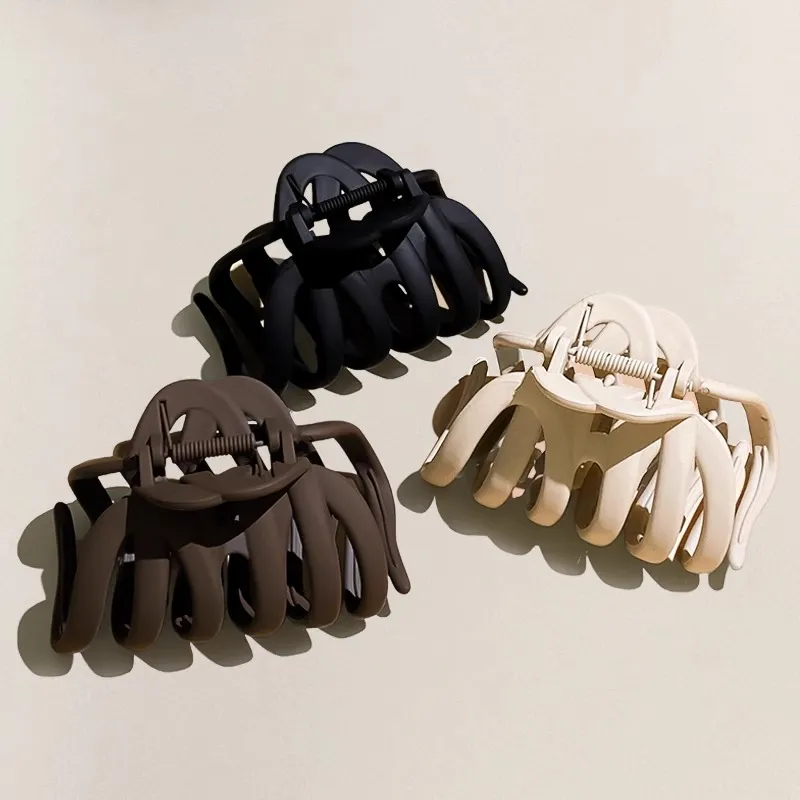Danqin Acrylic Hair Clips Women's-12