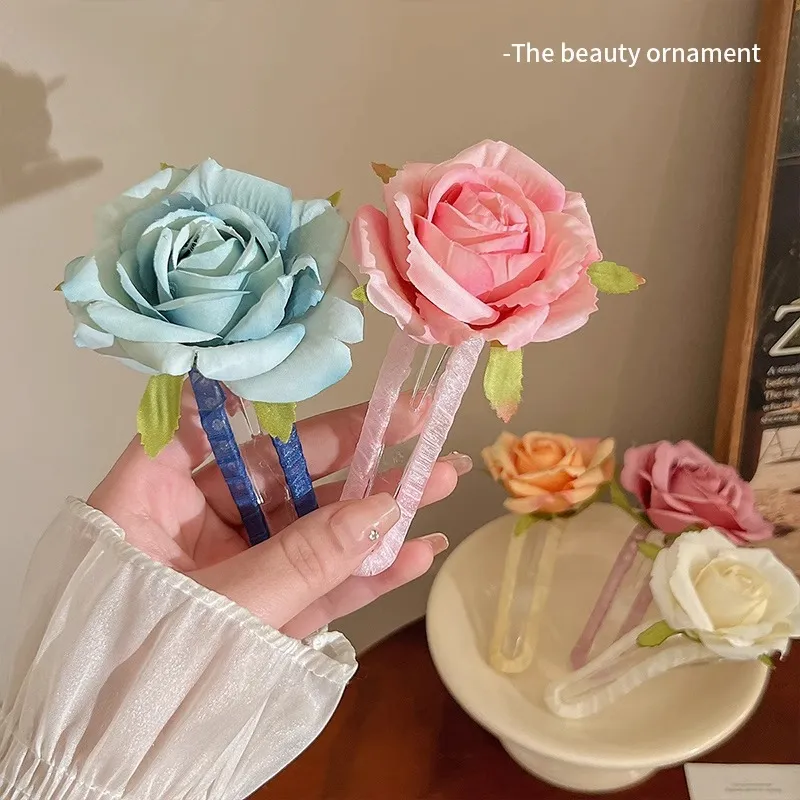 Danqin Resin Hair Clips Women's-7