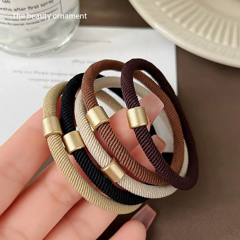 Danqin Elastic String Hair Tie Women's-2