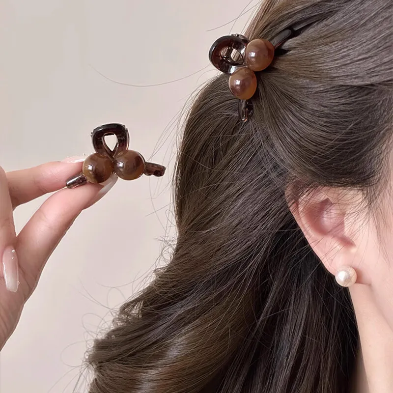 Danqin Acrylic Hair Clips Women's-5