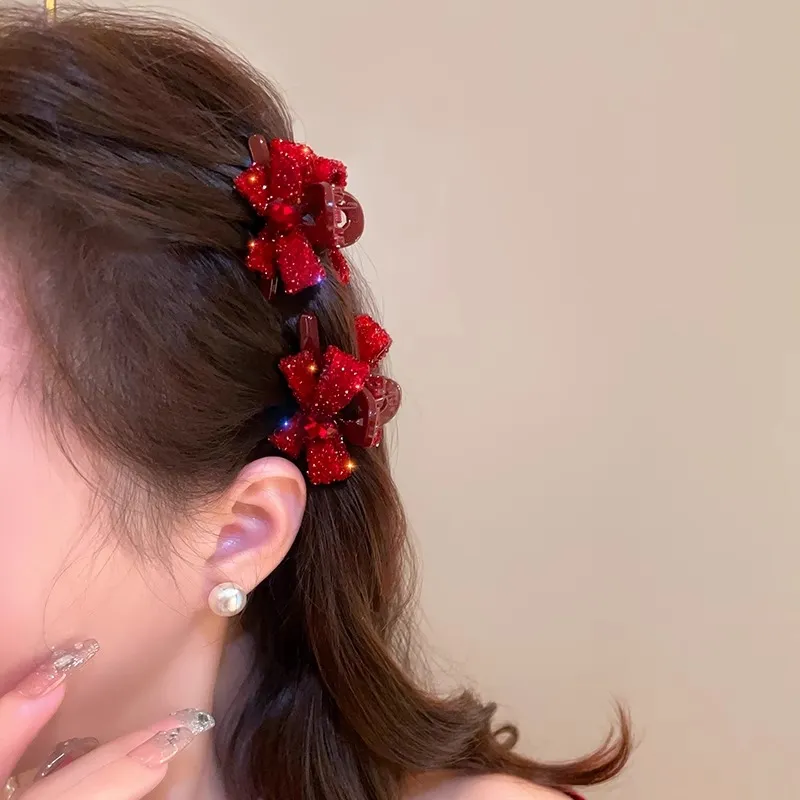 Danqin Resin Hair Clips Women's-6