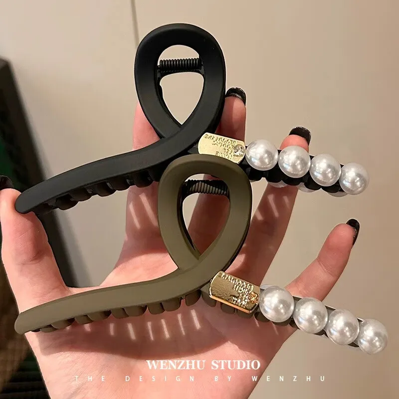 Danqin Acrylic Hair Clips Women's-5