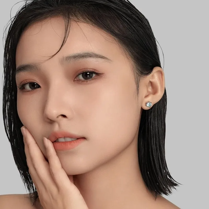 Danqin Titanium Steel Stud Earrings Unisex-11