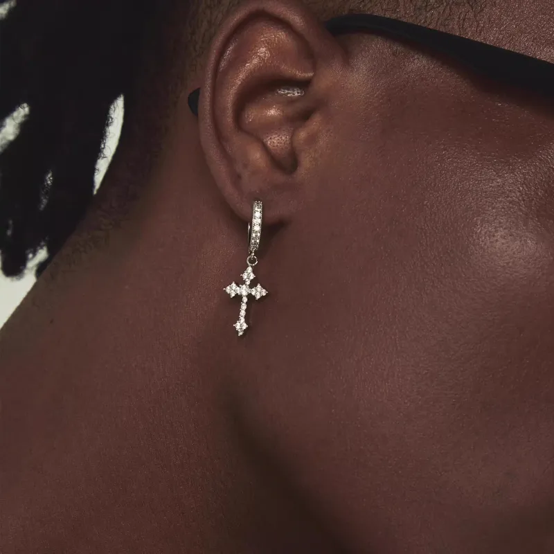 Danqin Alloy/Zircon Earrings Unisex-2