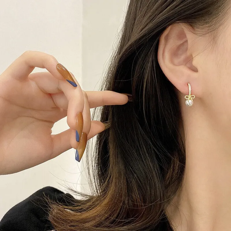 Danqin Alloy/Rhinestone Earrings Women's-5