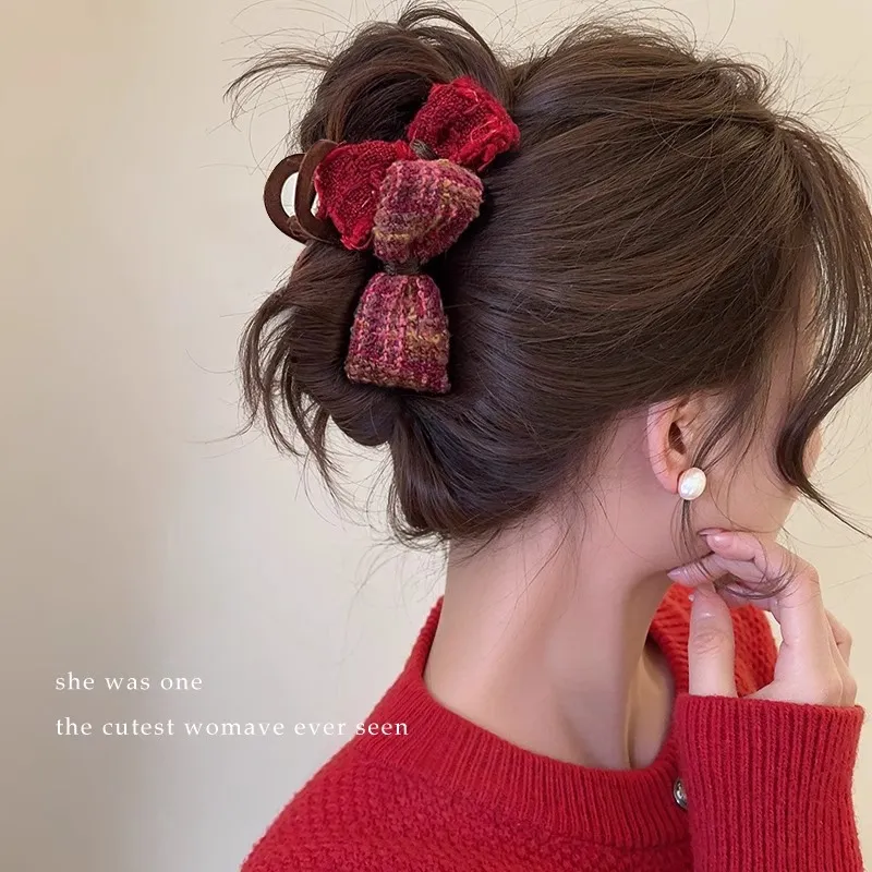 Danqin Fabric Hair Clips Women's-3