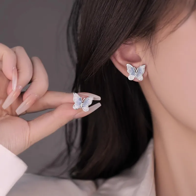 Danqin Alloy Stud Earrings Women's-9