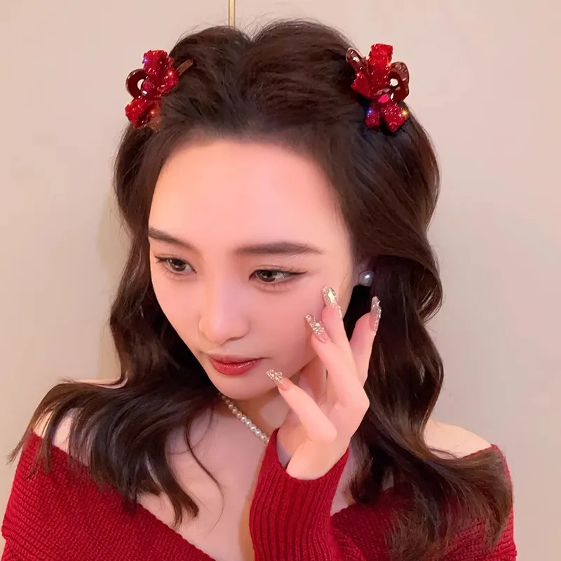 Danqin Resin Hair Clips Women's-7