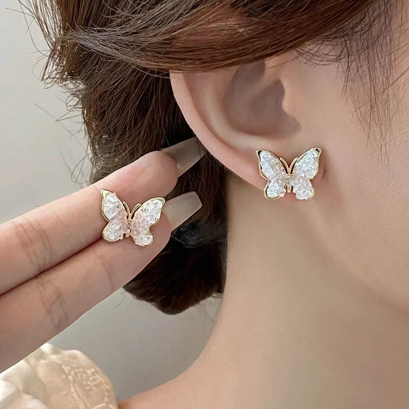 Danqin Alloy Stud Earrings Women's-7
