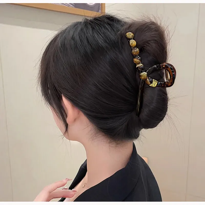 Danqin Acrylic Hair Clips Women's-1