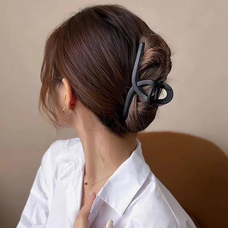Danqin Acrylic Hair Clips Women's-2