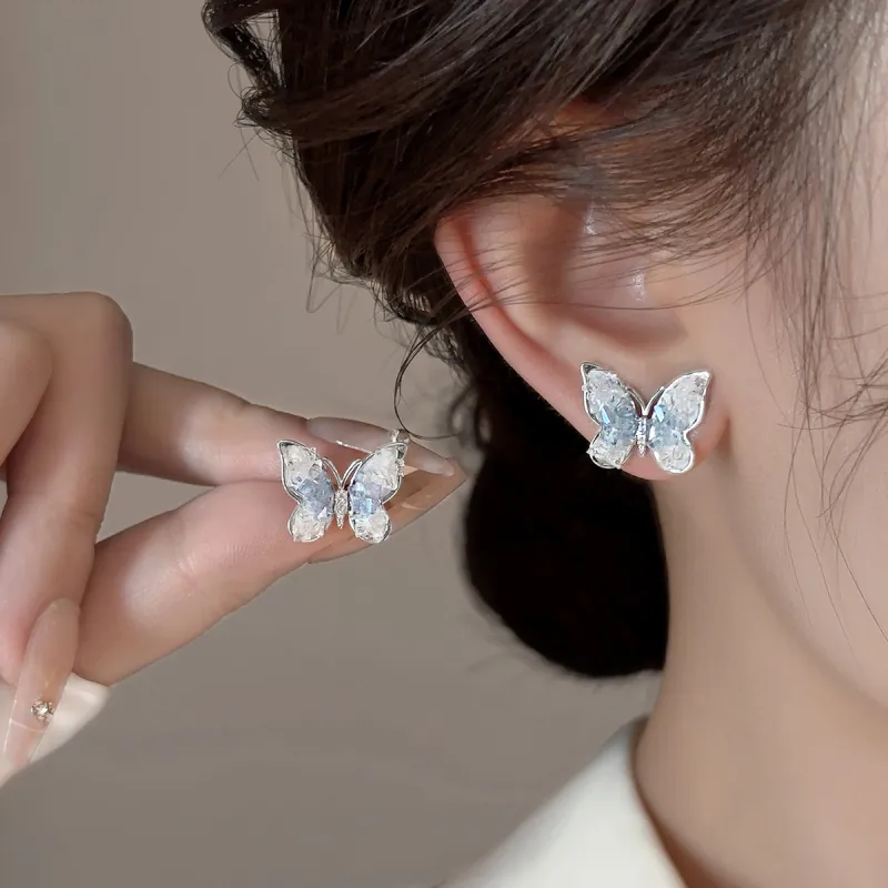 Danqin Alloy Stud Earrings Women's-2