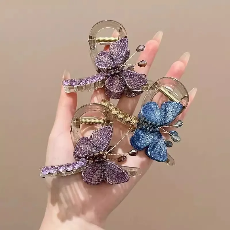 Danqin Resin/Rhinestone Hair Clips Women's-2