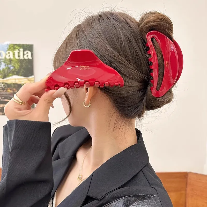 Danqin Acrylic Hair Clips Women's-5