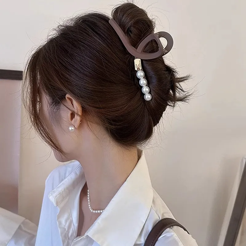 Danqin Acrylic Hair Clips Women's-3