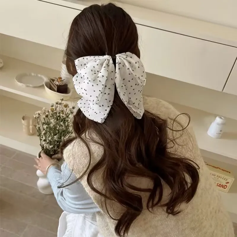 Danqin Chiffon Hair Clips Women's-6