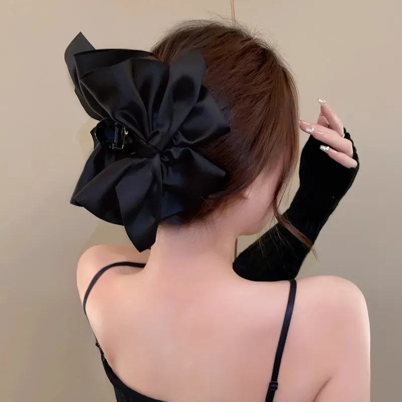 Danqin Satin Hair Clips Women's-2