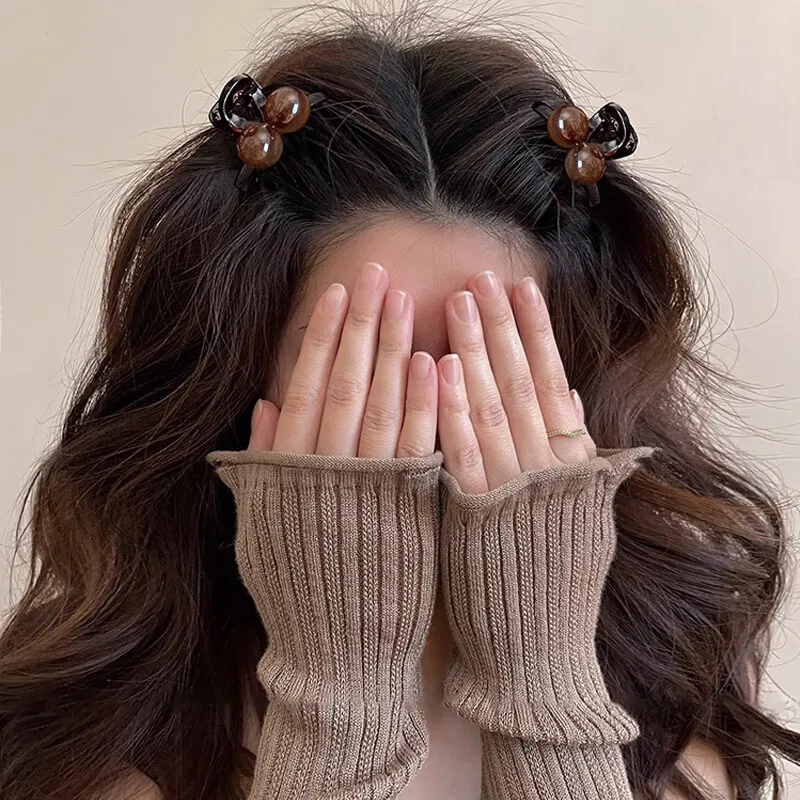 Danqin Acrylic Hair Clips Women's-6