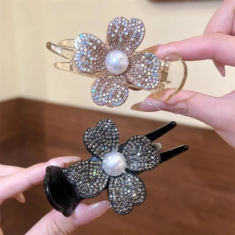 Danqin Acrylic Hair Clips Women's-2