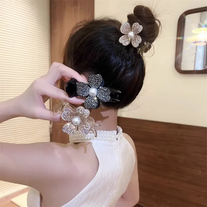 Danqin Acrylic Hair Clips Women's-3