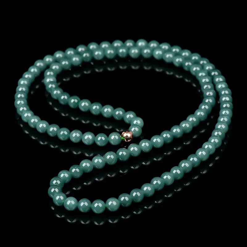 Green Craftsman Ice Glutinous Jadeite Bracelets Unisex-1