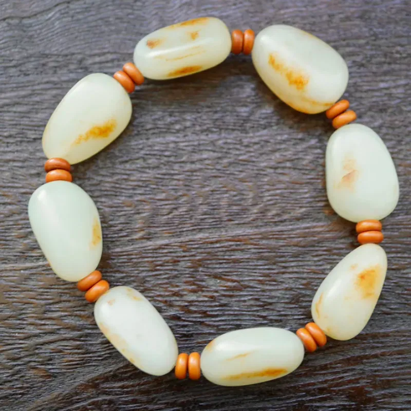 Green Craftsman Bracelets Green Jade Unisex-5