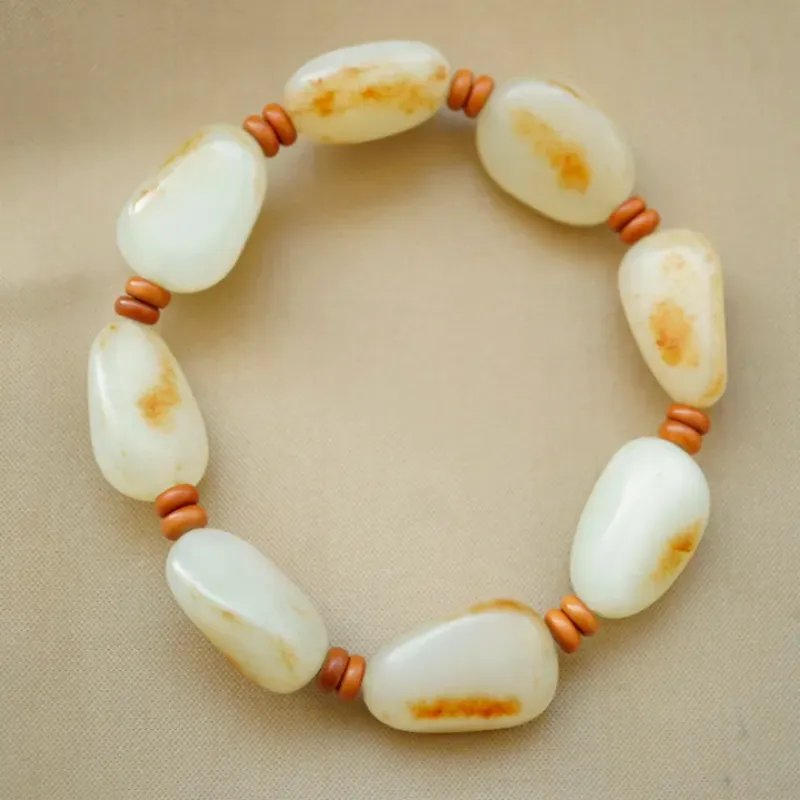 Green Craftsman Bracelets Green Jade Unisex-4