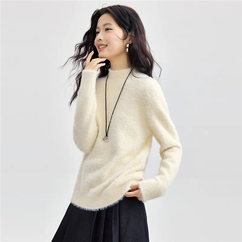 UNIQLO Knitwear Women's Warm Apricot-3