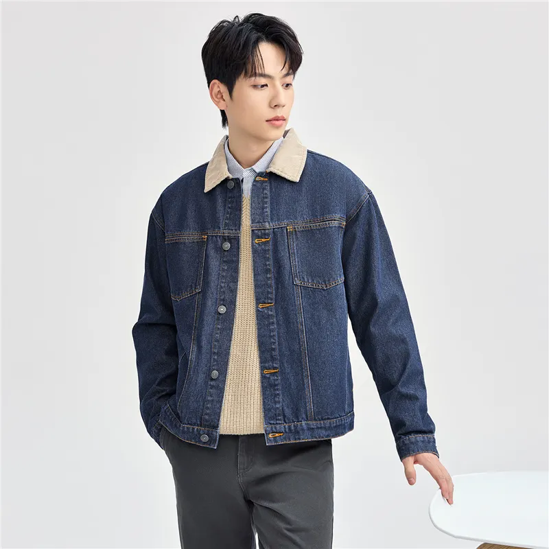 UNIQLO Denim Jackets Men-8