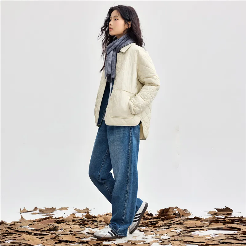 UNIQLO Puffer Jacket Women's Light Apricot-4