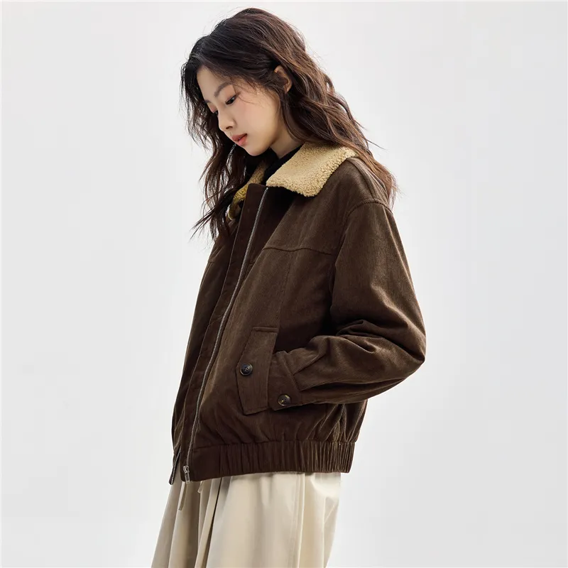 UNIQLO Puffer Jacket Women's Ebony Brown-6