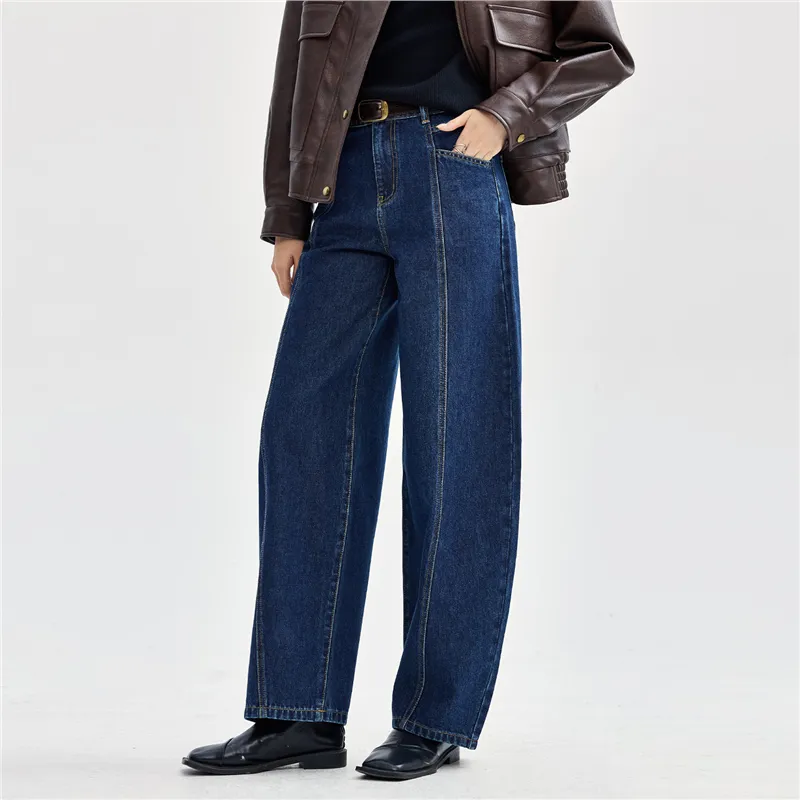 UNIQLO Jeans Women's 63 Dark Blue Original Denim-3