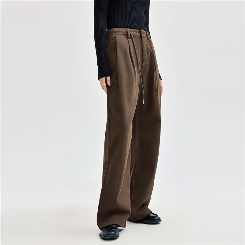 UNIQLO Jeans Women's Dark Coffee-3