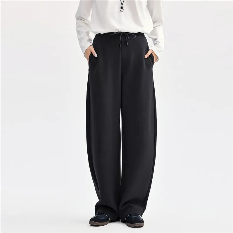 UNIQLO Knitted Sweatpants Women's Dark Gray-2