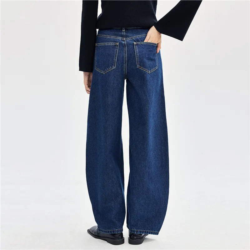 UNIQLO Jeans Women's 63 Dark Blue Original Denim-2