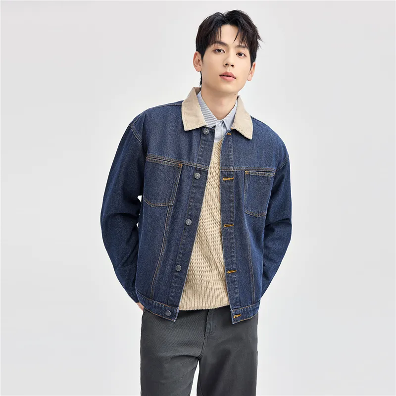 UNIQLO Denim Jackets Men-10