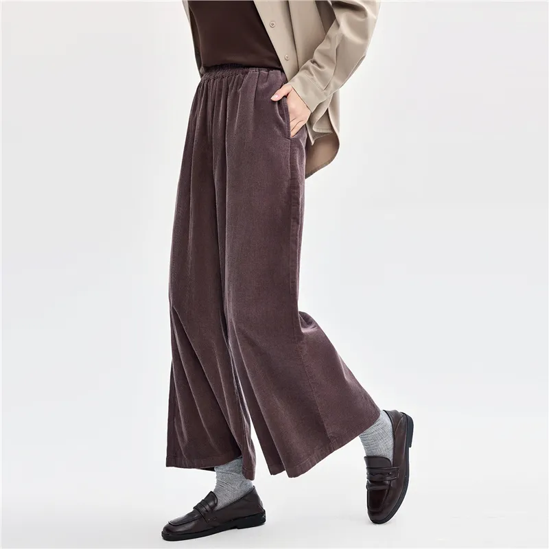 UNIQLO Casual Pants Women's Chocolate Brown-9