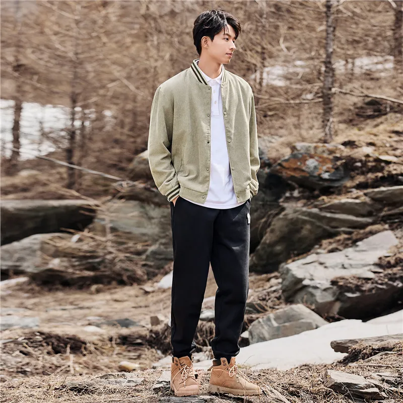 UNIQLO Jackets Coats Men's Smoke Khaki-3