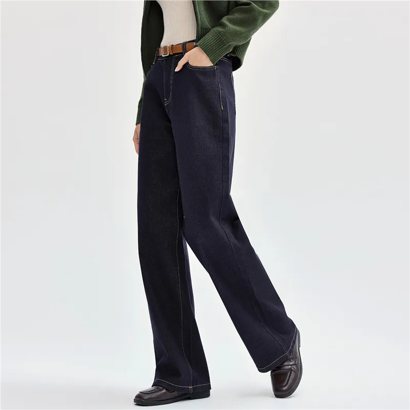 UNIQLO Jeans Women's 77 Dark Blue-4