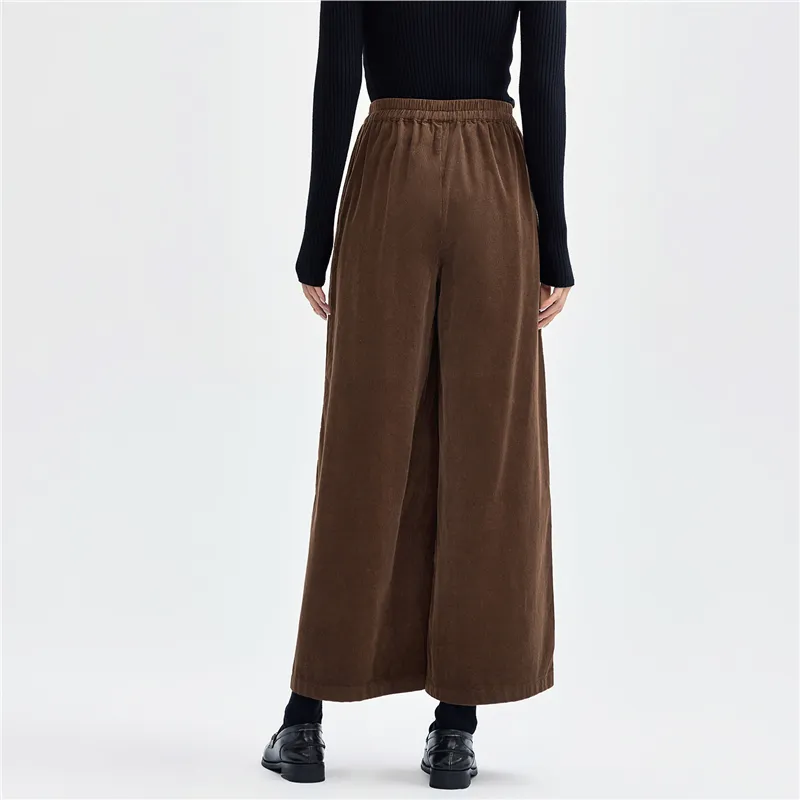 UNIQLO Casual Pants Women's Chocolate Brown-2